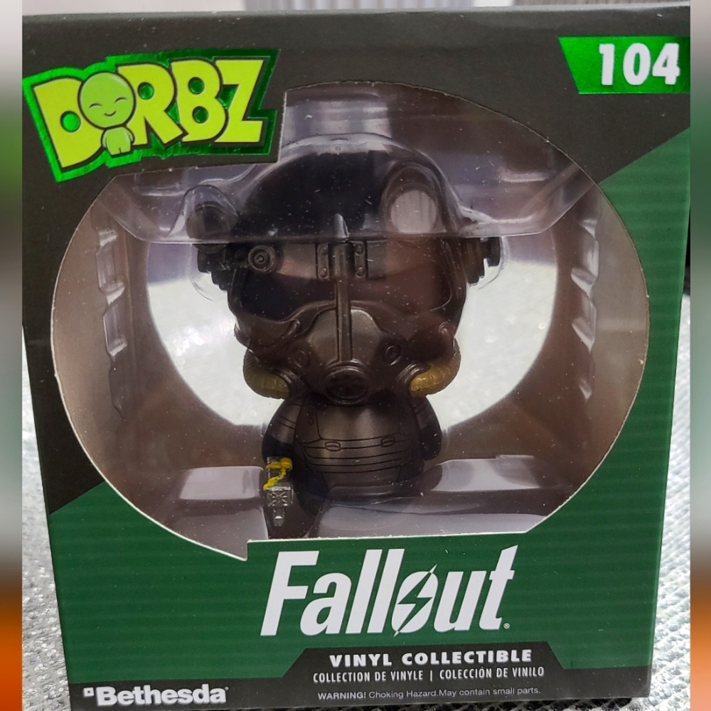 Funko Borbz Fallout Bethesda #104 Power Armour Vinyl Collectible Figure SEALED